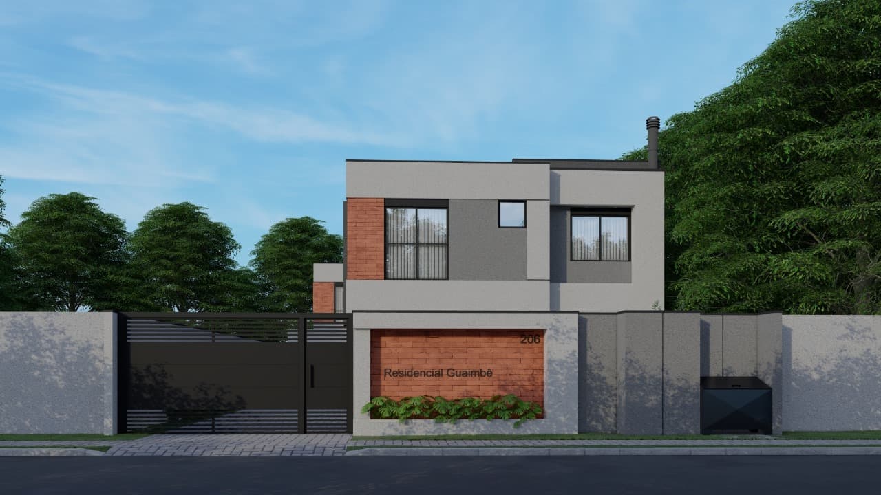 Fachada do Residencial Guaimbê