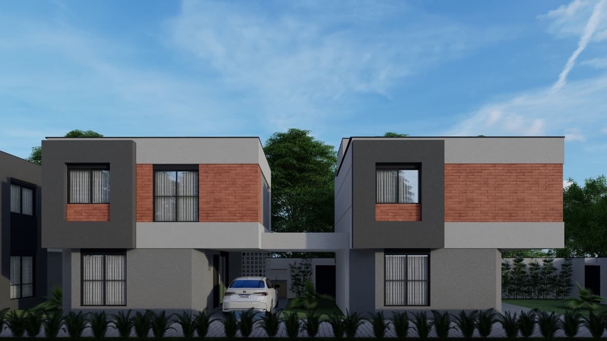 Fachada do Residencial Guaimbê Sobrado 2