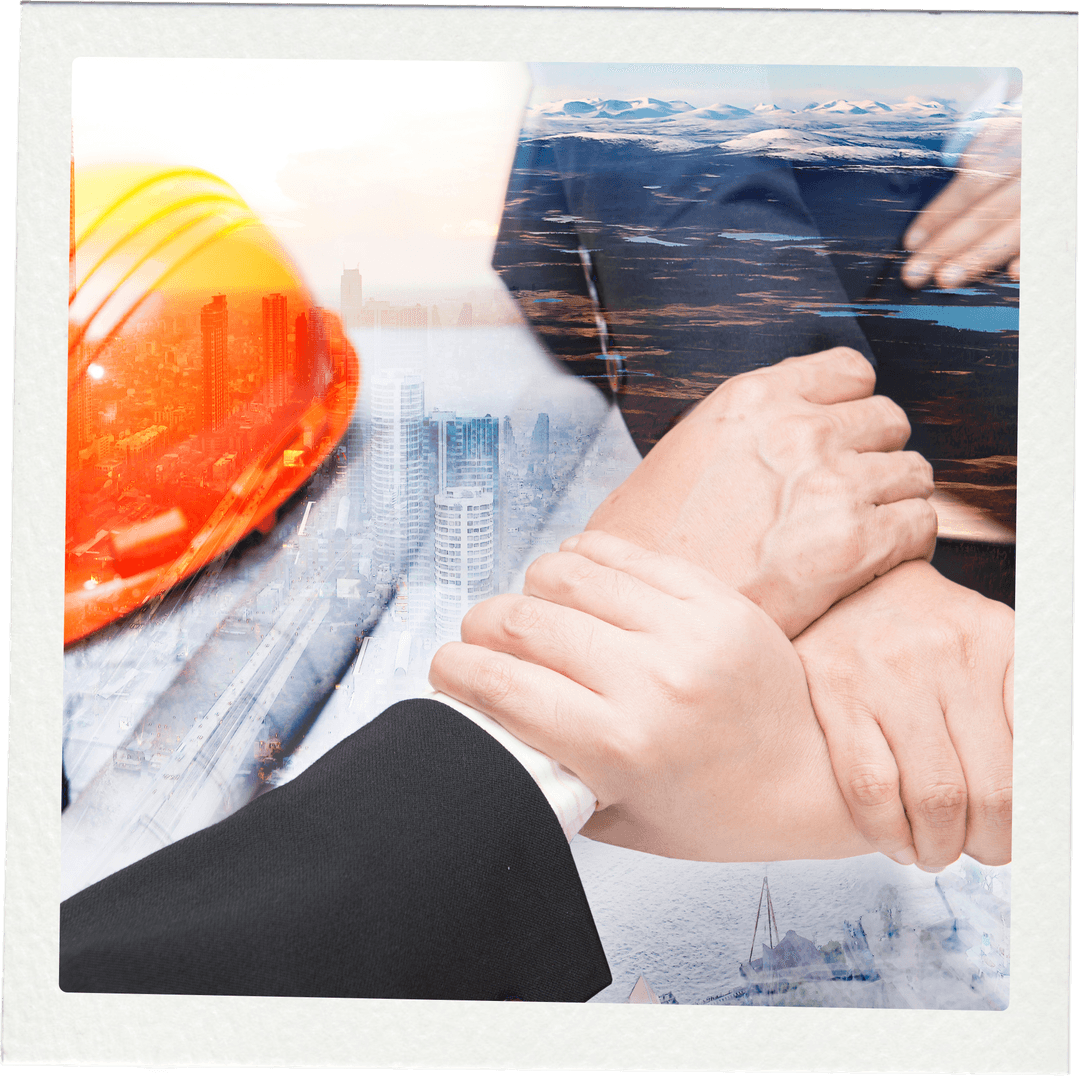 Imagem da união de amigos